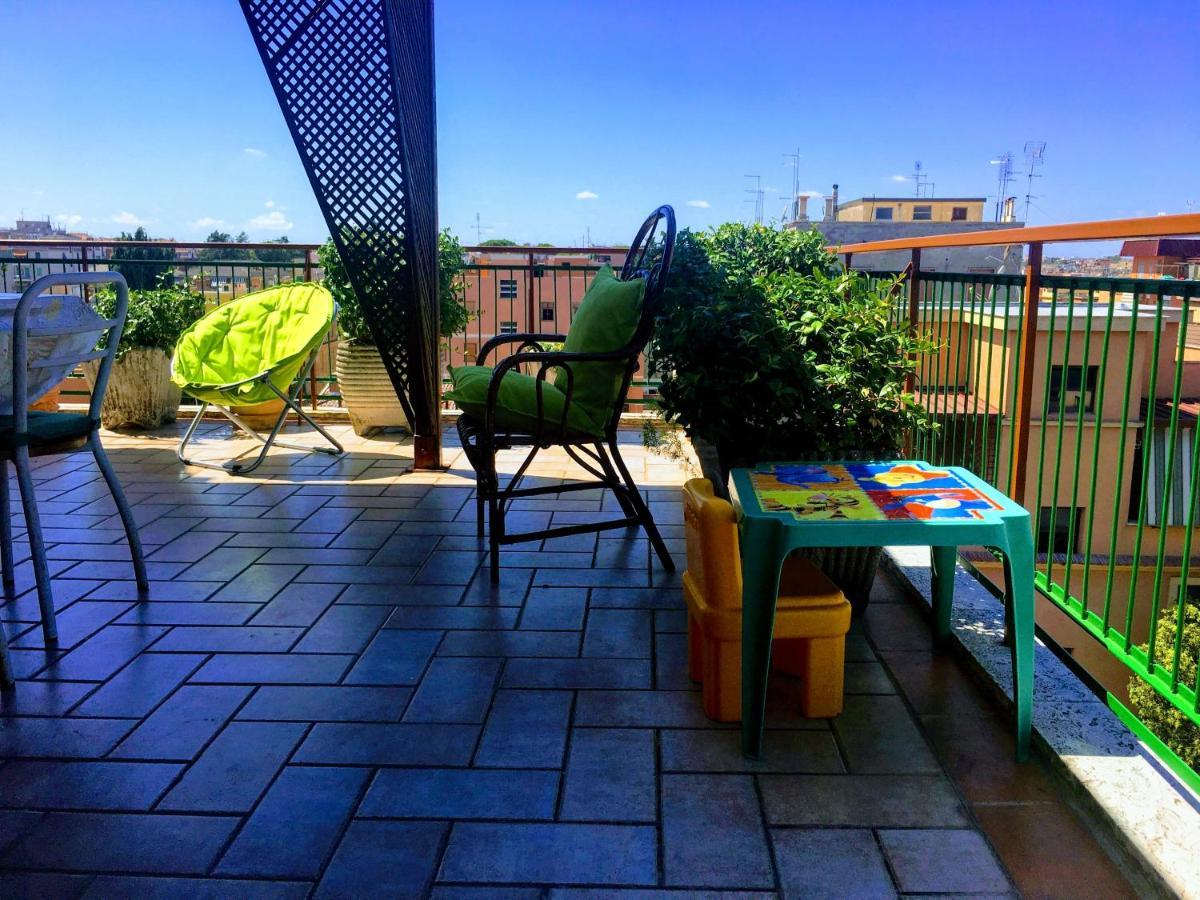 Panoramic And Bright Penthouse Is Waiting For You Apartment Roma Ngoại thất bức ảnh